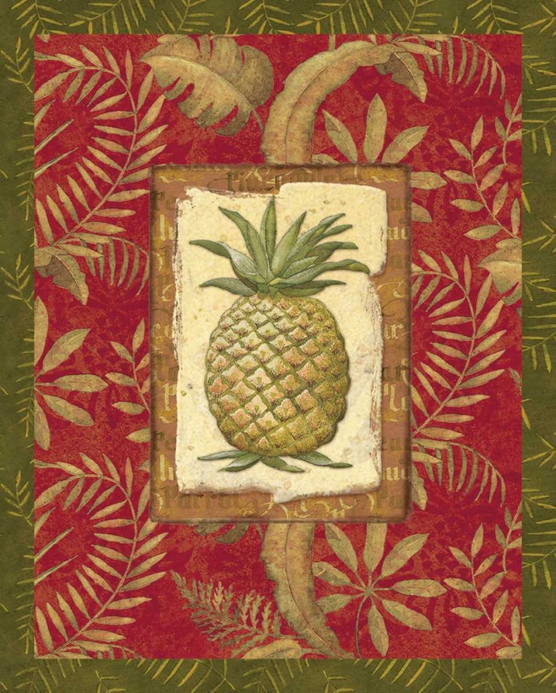 Wall Art Painting id:1739, Name: Exotica Pineapple, Artist: Audrey, Charlene