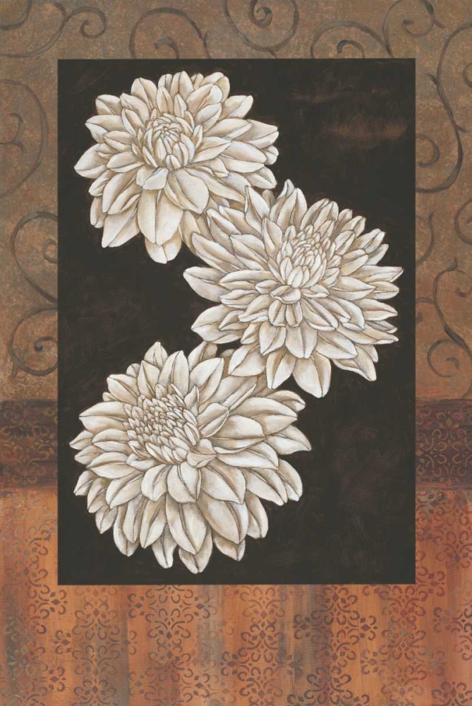 Wall Art Painting id:4273, Name: Santorini Dahlias, Artist: Brent, Paul