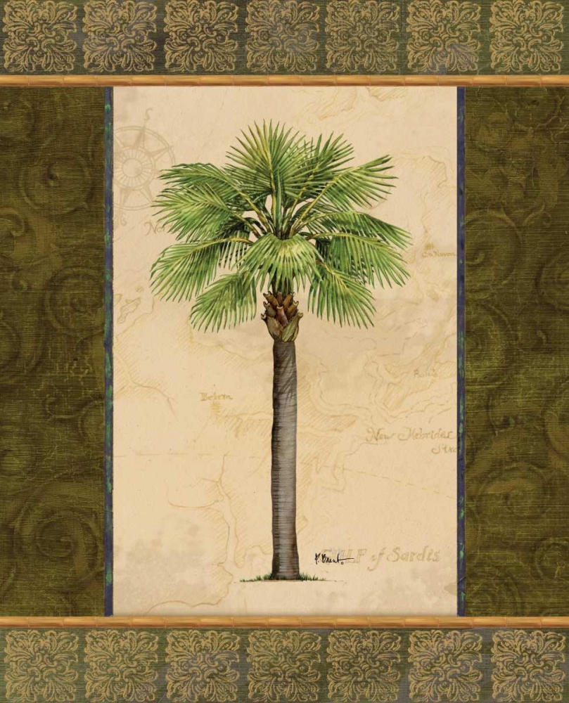 Wall Art Painting id:4316, Name: East Indies Palm I, Artist: Brent, Paul