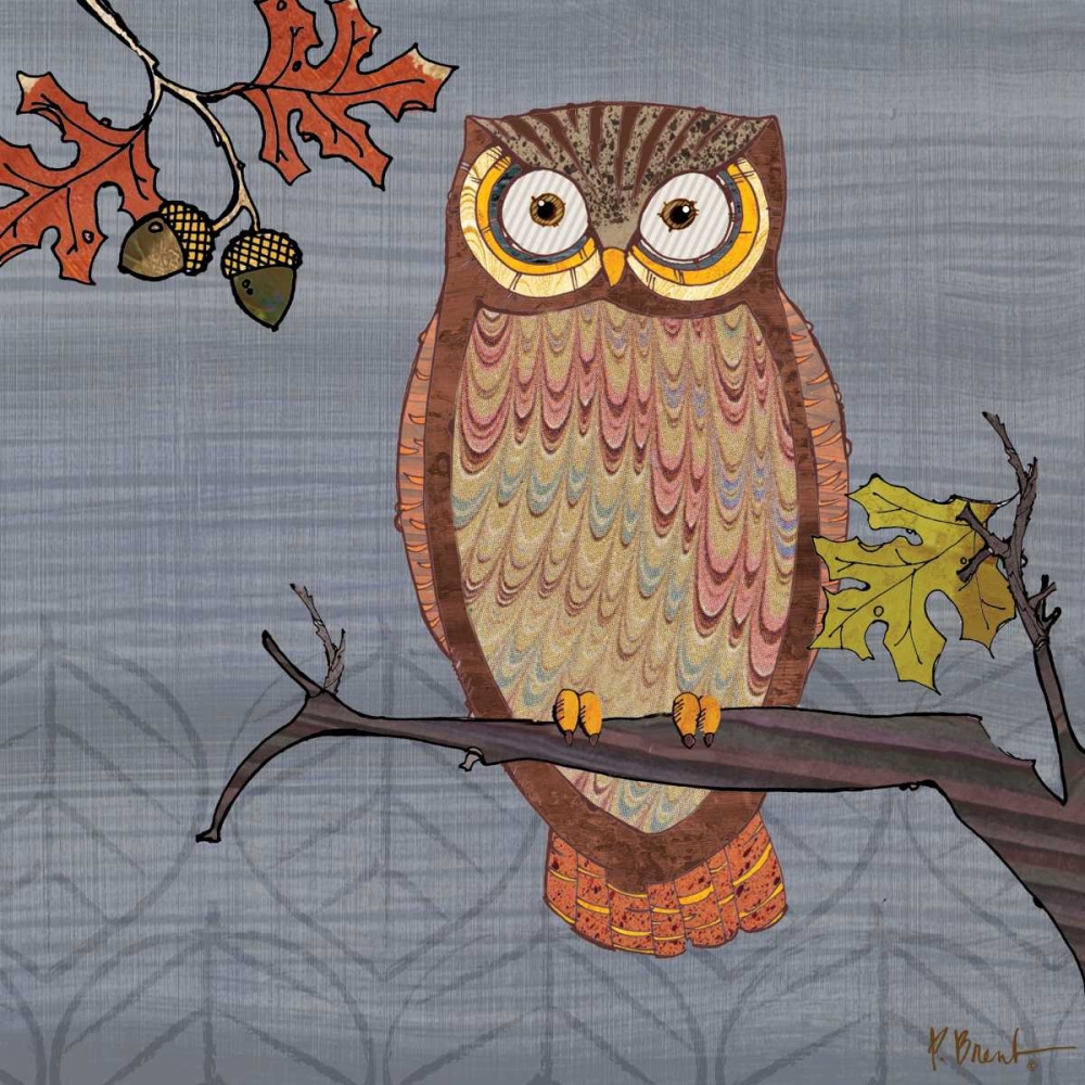 Wall Art Painting id:4408, Name: Awesome Owls II, Artist: Brent, Paul