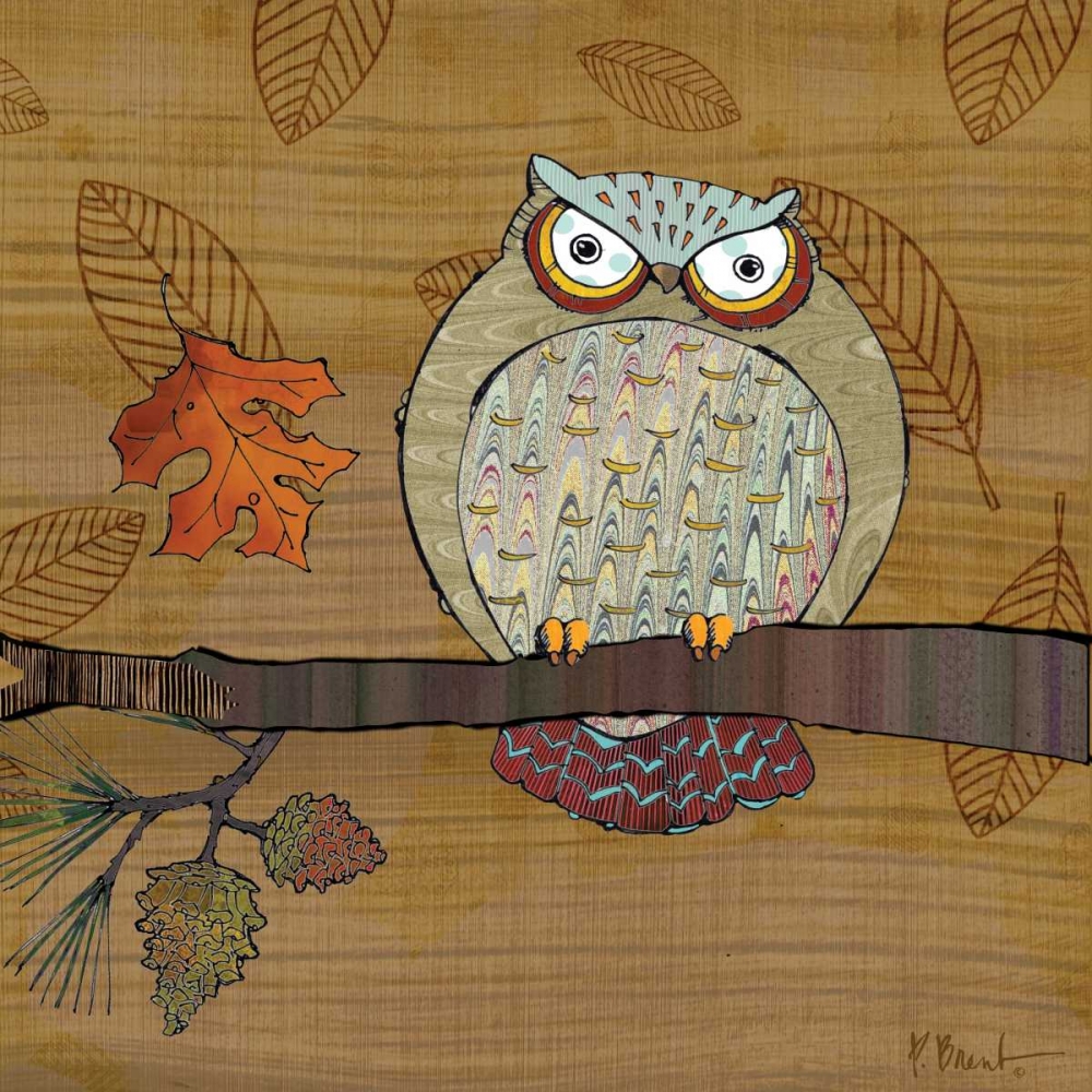 Wall Art Painting id:4409, Name: Awesome Owls III, Artist: Brent, Paul