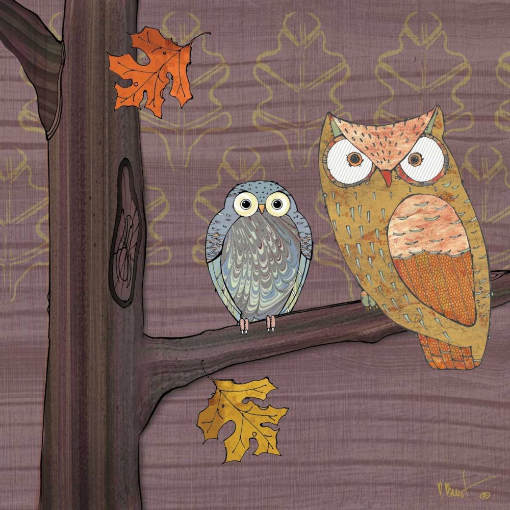 Wall Art Painting id:4410, Name: Awesome Owls IV, Artist: Brent, Paul