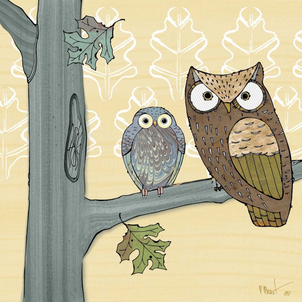 Wall Art Painting id:4423, Name: Pastel Owls IV, Artist: Brent, Paul