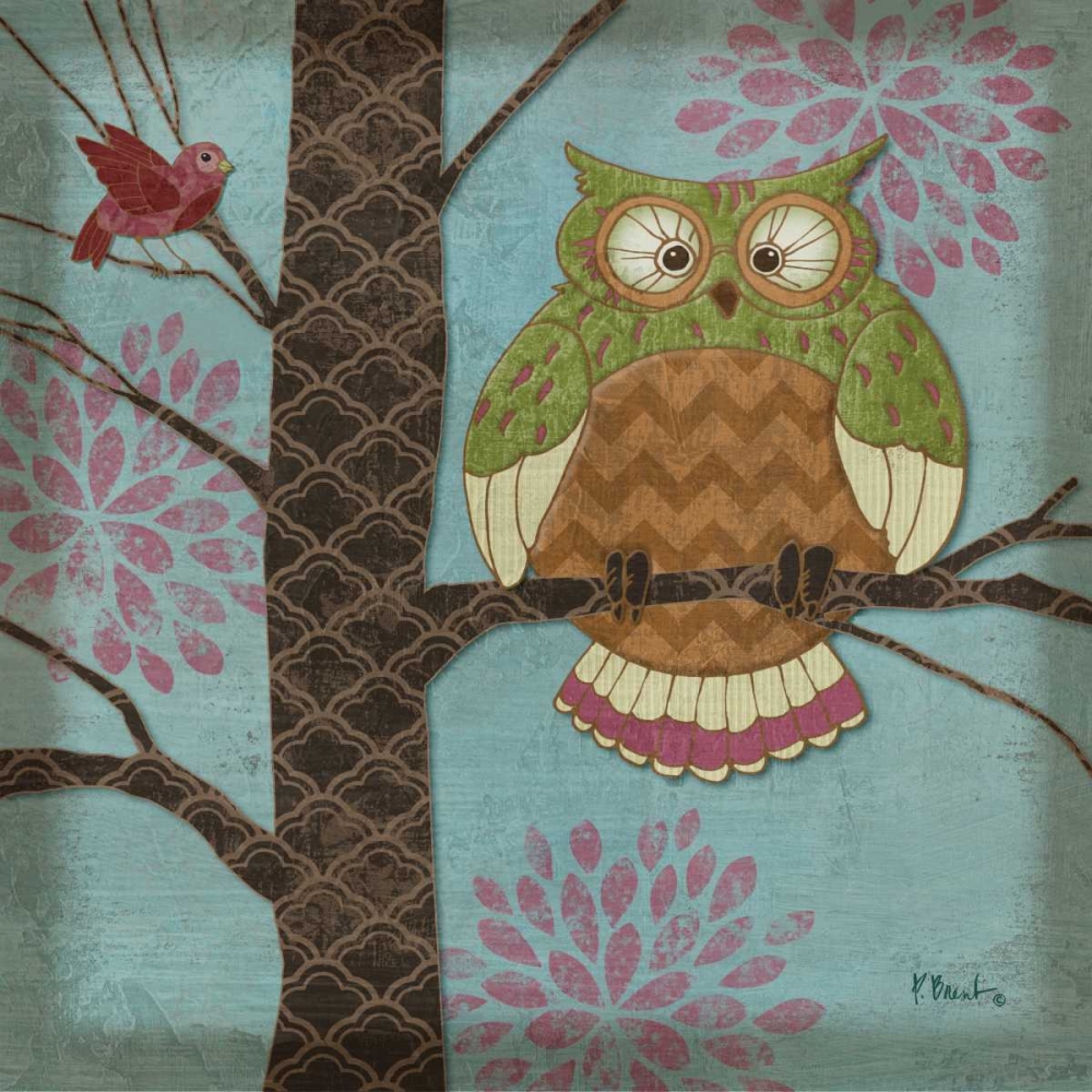 Wall Art Painting id:6795, Name: Fantasy Owls I, Artist: Brent, Paul