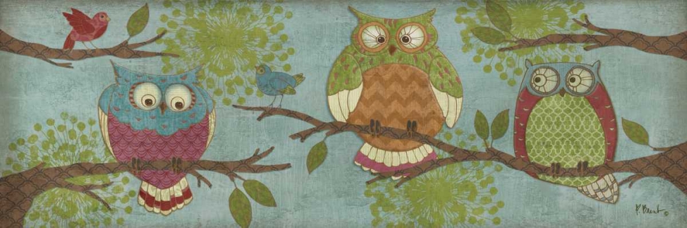 Wall Art Painting id:143695, Name: Fantasy Owls Family I, Artist: Brent, Paul