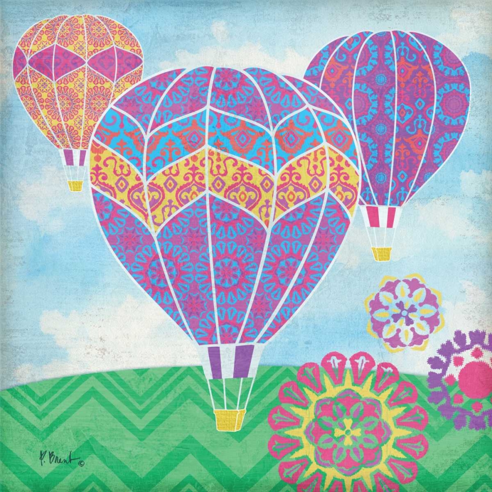 Wall Art Painting id:143778, Name: Fantasy Balloons II, Artist: Brent, Paul