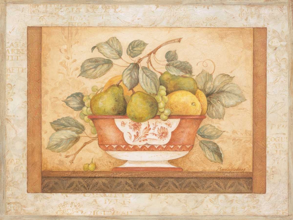 Wall Art Painting id:4687, Name: Frutta Alla Siena I, Artist: Gladding, Pamela