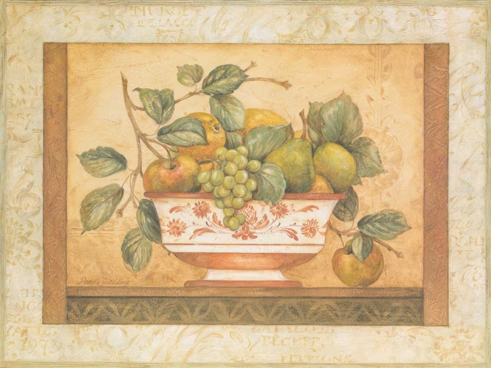 Wall Art Painting id:4688, Name: Frutta Alla Siena II, Artist: Gladding, Pamela