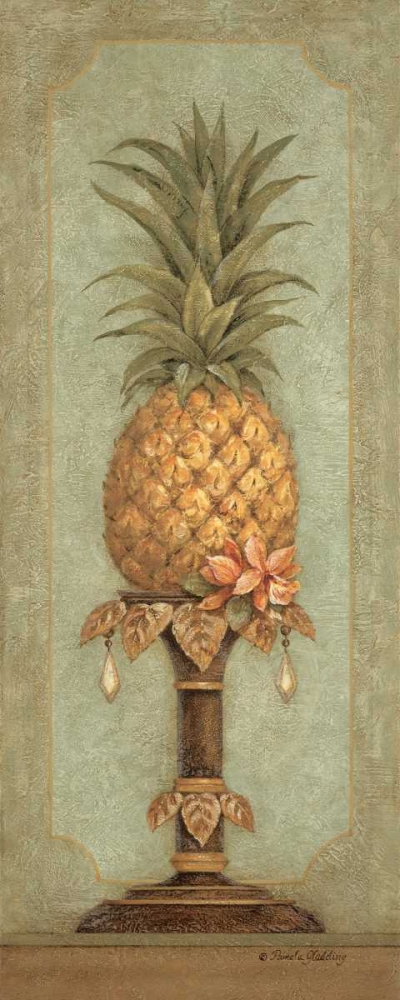Wall Art Painting id:4701, Name: Pineapple and Pearls I, Artist: Gladding, Pamela