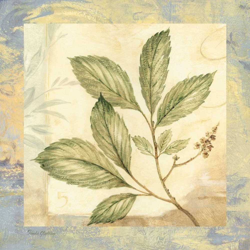Wall Art Painting id:4781, Name: Leaf Botanicals II, Artist: Gladding, Pamela