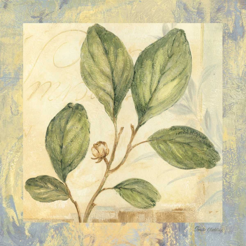 Wall Art Painting id:4783, Name: Leaf Botanicals IV, Artist: Gladding, Pamela