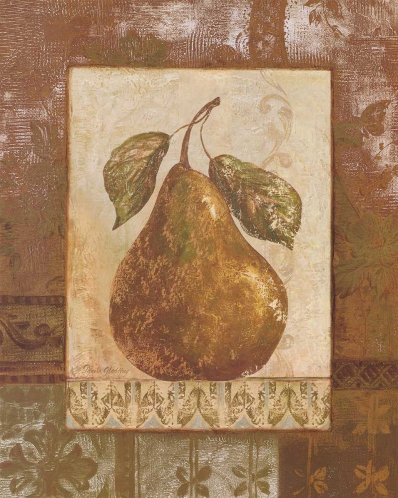 Wall Art Painting id:4831, Name: Rustic Pears II, Artist: Gladding, Pamela