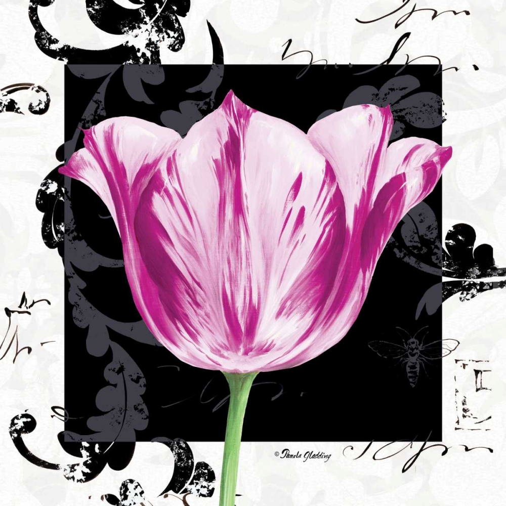 Wall Art Painting id:4853, Name: Damask Tulip I, Artist: Gladding, Pamela