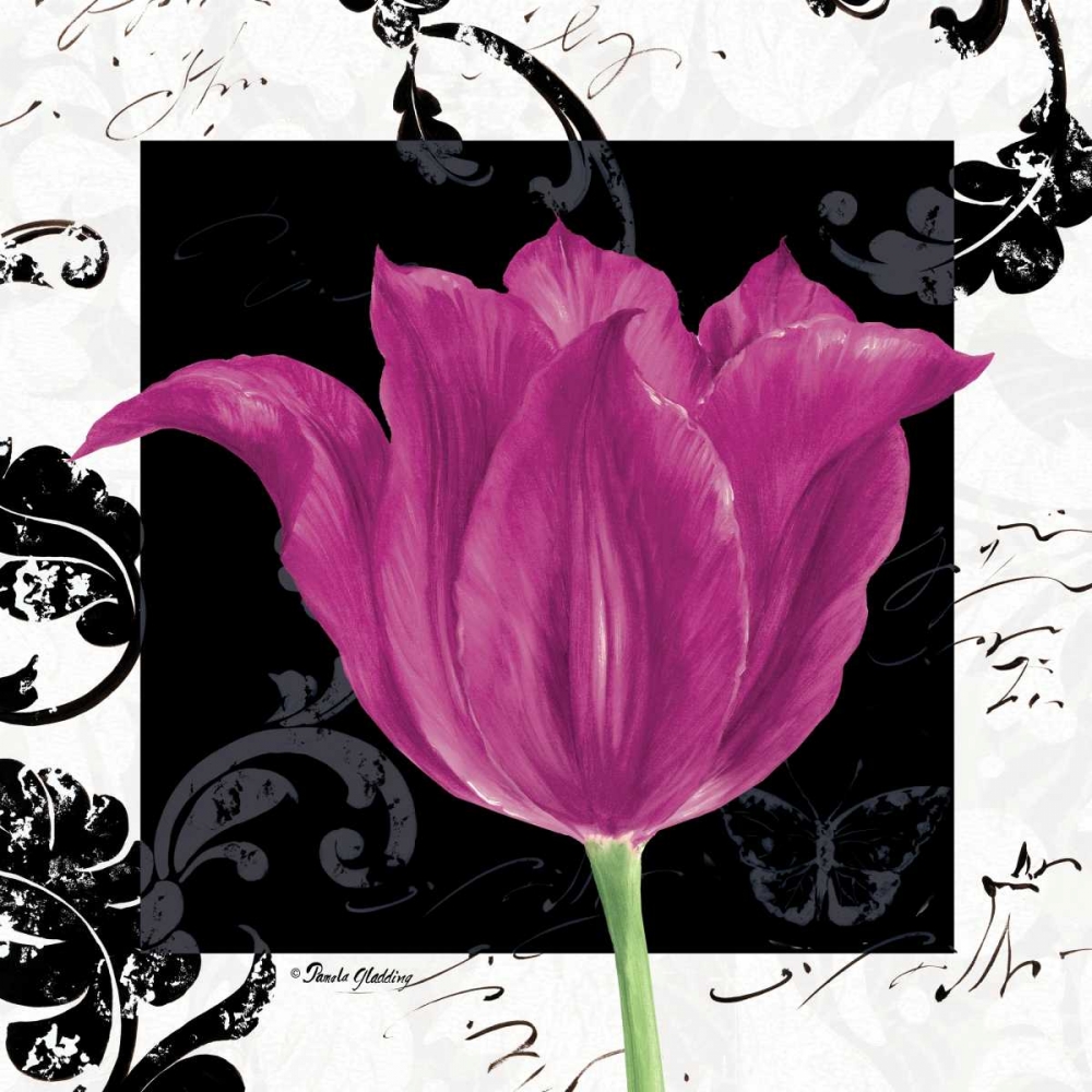 Wall Art Painting id:4856, Name: Damask Tulip IV, Artist: Gladding, Pamela