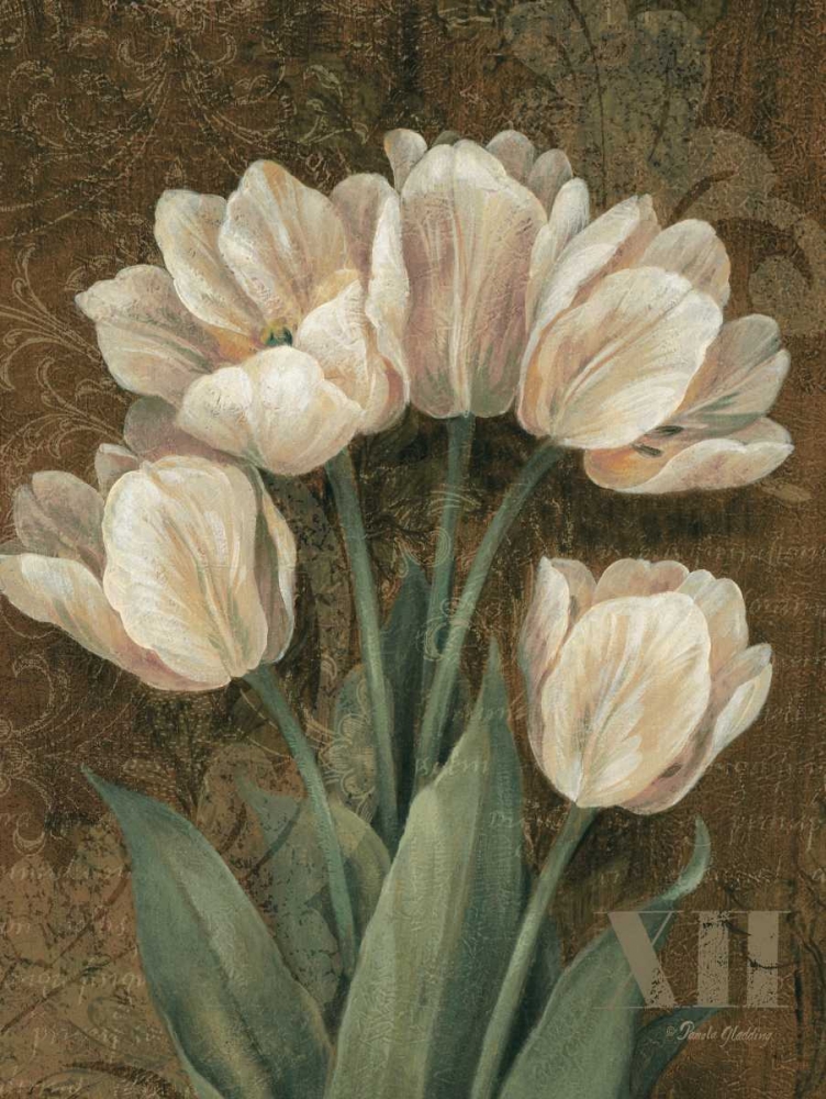 Wall Art Painting id:4876, Name: Petit Jardin Tulips, Artist: Gladding, Pamela