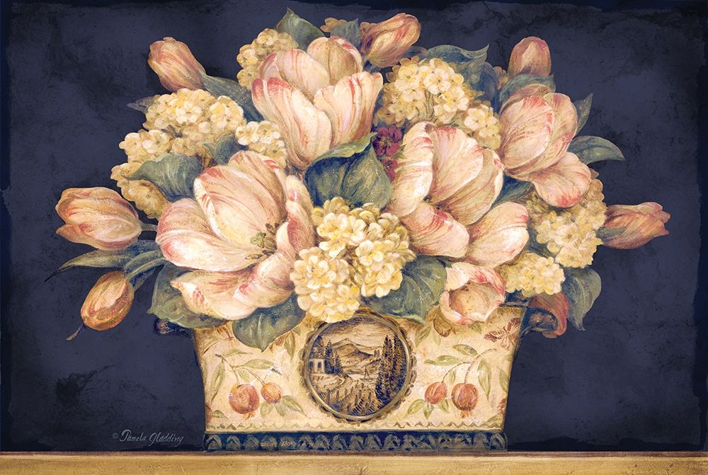Wall Art Painting id:406877, Name: Tulip Tapestry, Artist: Gladding, Pamela