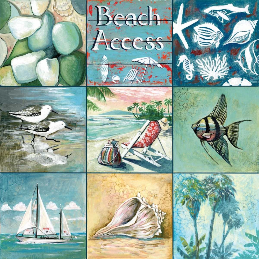 Wall Art Painting id:5156, Name: Beach Access, Artist: Gorham, Gregory
