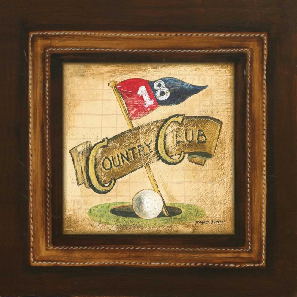 Wall Art Painting id:5158, Name: Golf Country Club, Artist: Gorham, Gregory