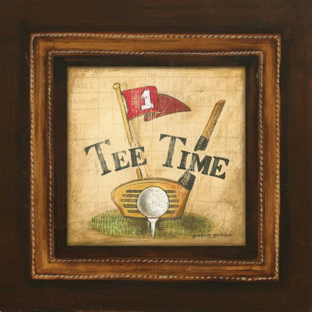 Art Print: Golf Tee Time