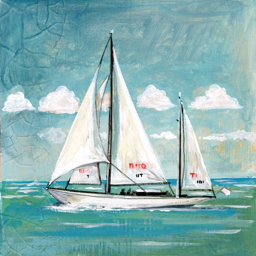 Wall Art Painting id:13933, Name: Sailboats II, Artist: Gorham, Gregory
