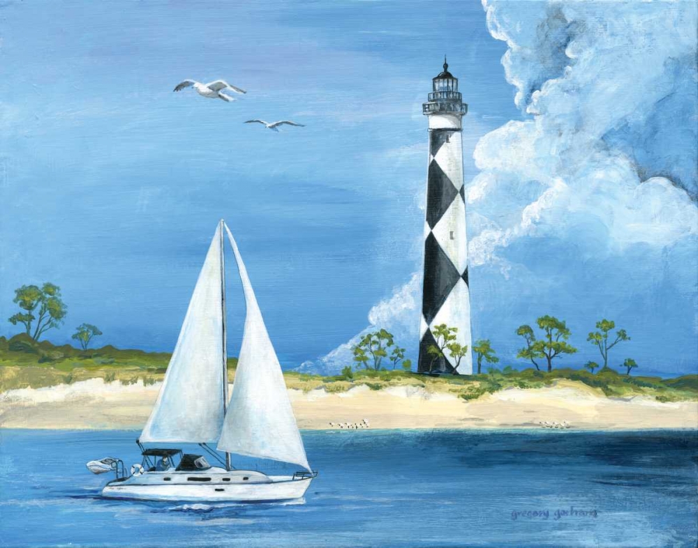Wall Art Painting id:144382, Name: Cape Lookout, Artist: Gorham, Gregory