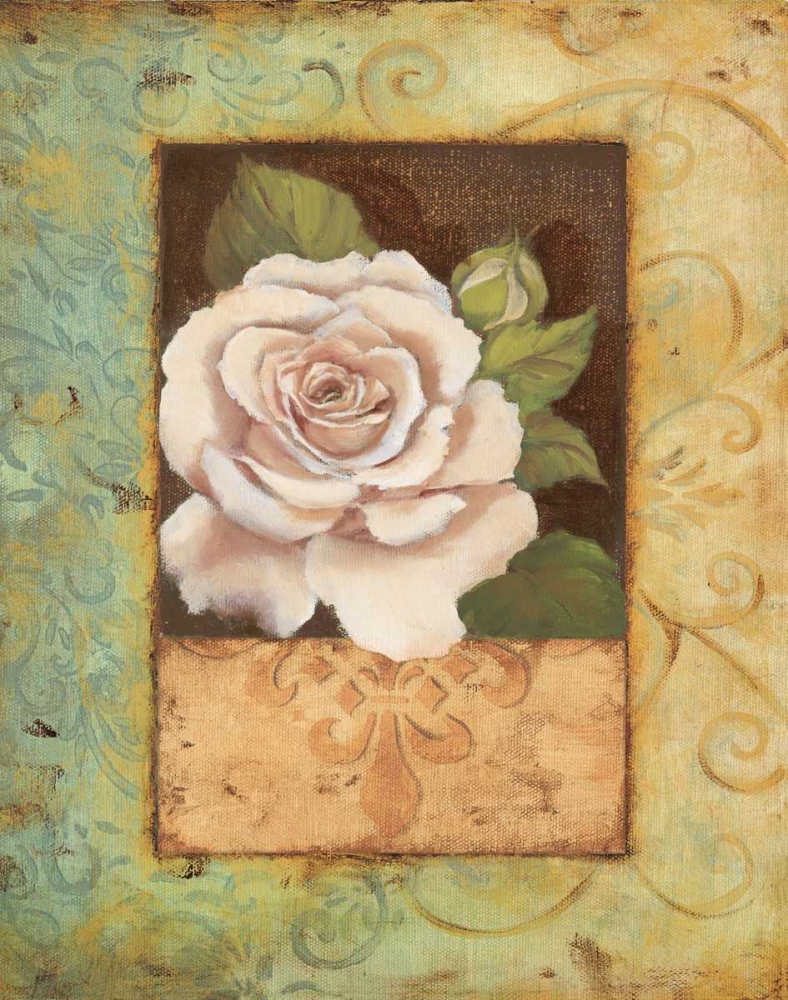 Wall Art Painting id:5547, Name: Antique Rose I, Artist: Jeffrey, Jillian