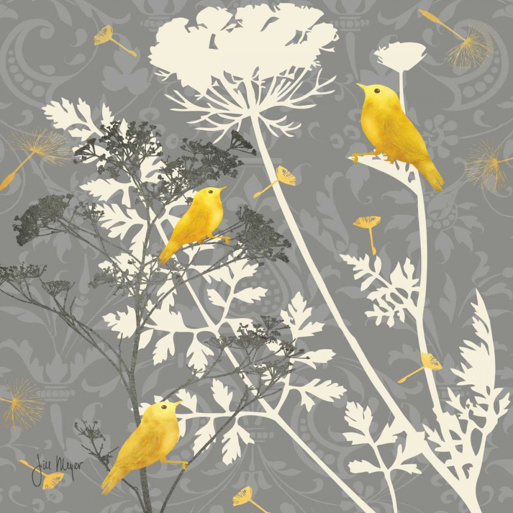 Wall Art Painting id:14096, Name: Gray Meadow Lace I, Artist: Meyer, Jill