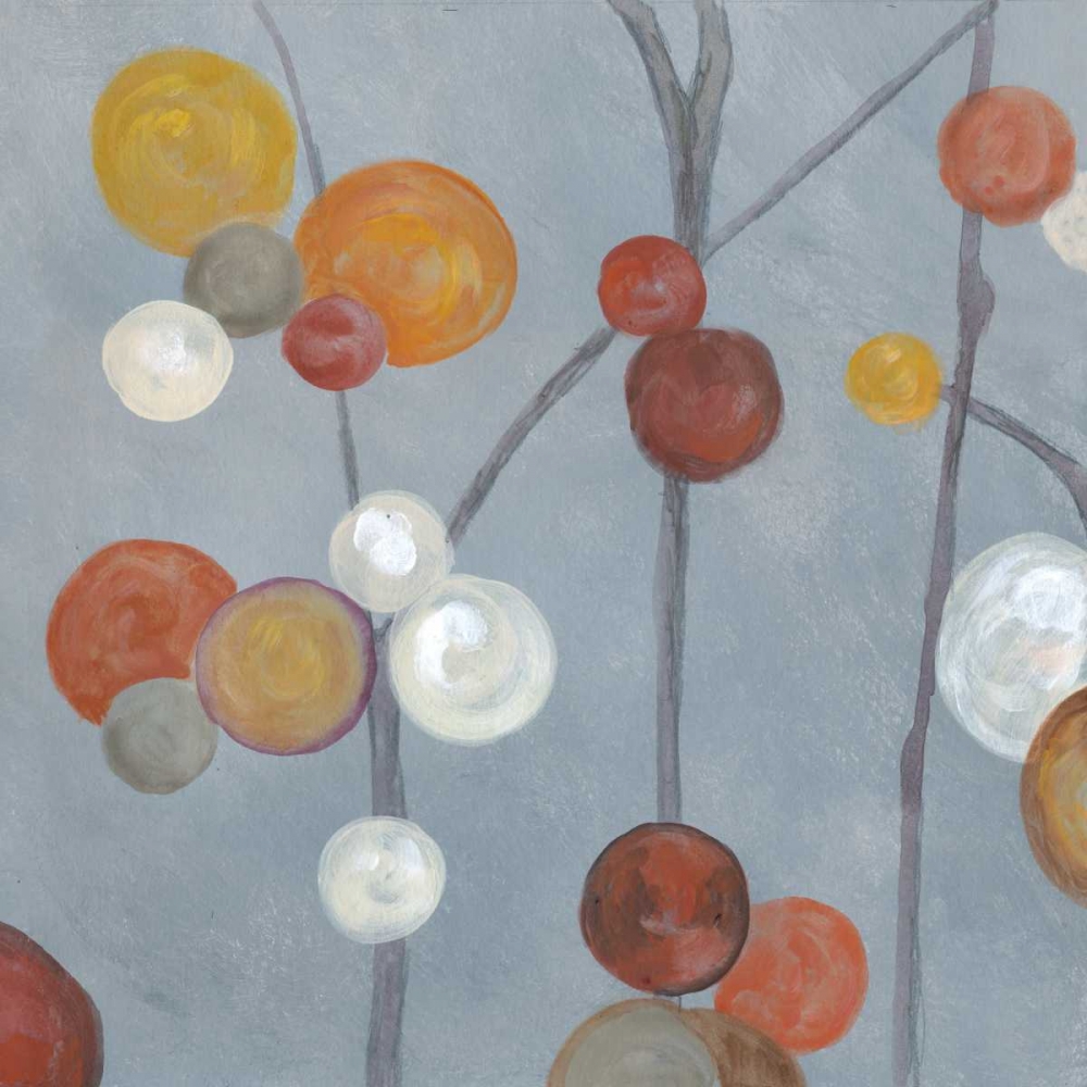 Wall Art Painting id:63686, Name: Baubles in Paprika II, Artist: Ferry, Margaret