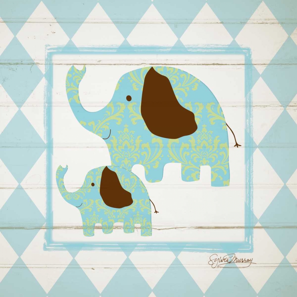 Wall Art Painting id:6142, Name: Elephants, Artist: Murray, Sylvia