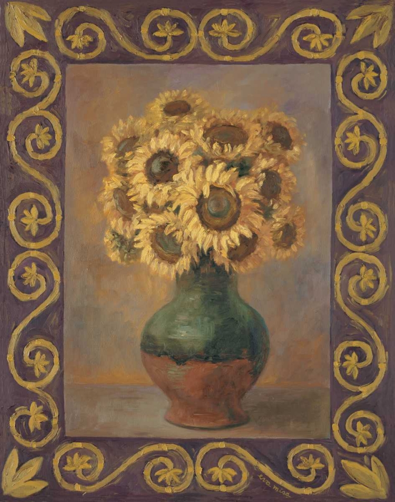 Wall Art Painting id:6150, Name: Sunflowers, Artist: Misa, Eva