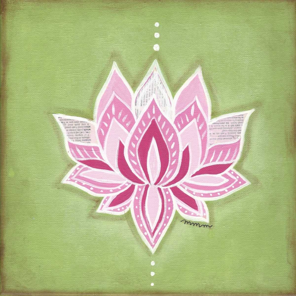 Wall Art Painting id:144996, Name: Lotus Flower, Artist: Martin, Monica