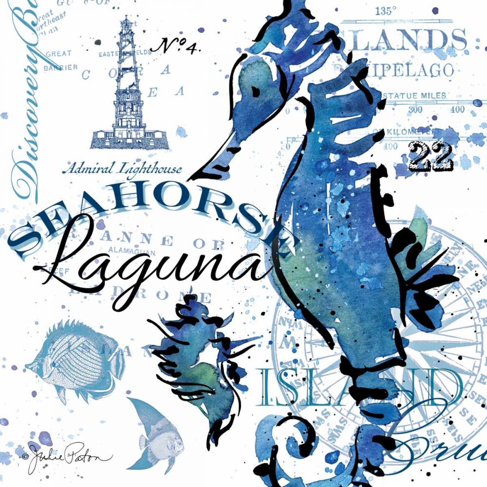 Art Print: Seahorse Laguna