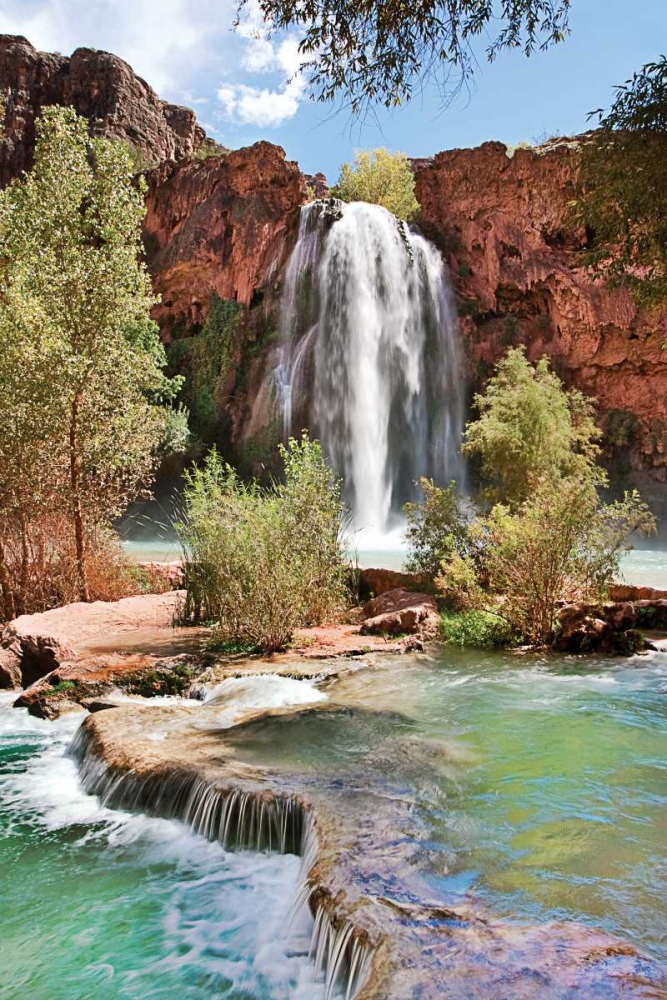 Wall Art Painting id:2325, Name: Havasu Falls IV, Artist: Malvin, Larry