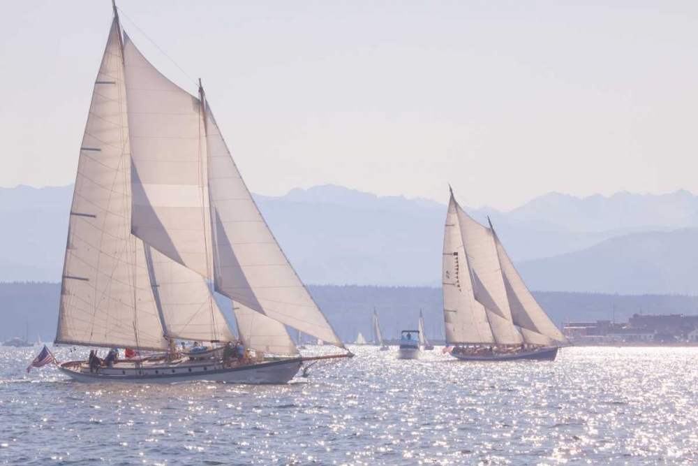 Wall Art Painting id:20109, Name: Port Townsend Boats II, Artist: Mahan, Kathy