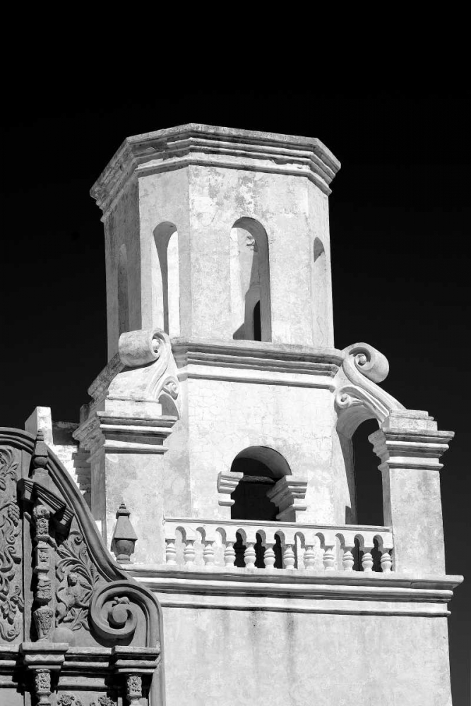 Wall Art Painting id:29709, Name: Unfinished Bell Tower BW, Artist: Taylor, Douglas
