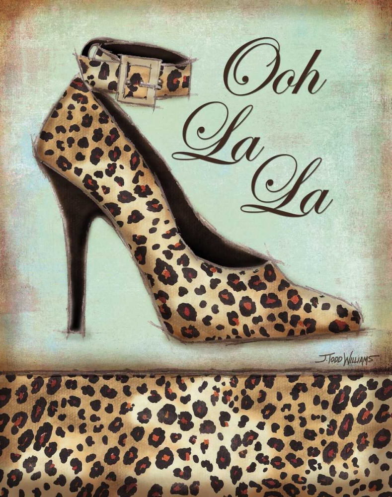 Wall Art Painting id:6626, Name: Leopard Shoe, Artist: Williams, Todd