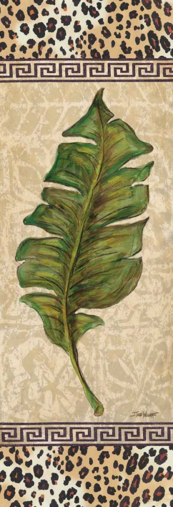 Wall Art Painting id:64561, Name: Leopard Palm Leaf I, Artist: Williams, Todd