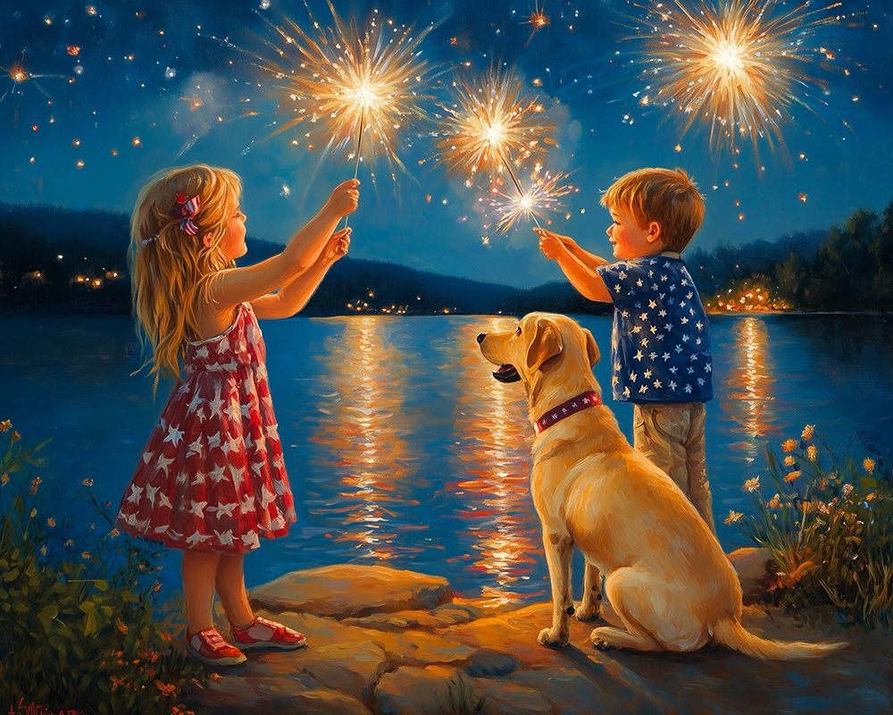 Art Print: Fireworks Time