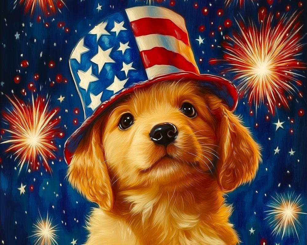 Art Print: Happy 4Th