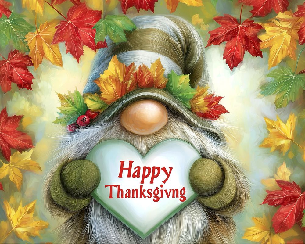 Art Print: Happy Thanksgiving