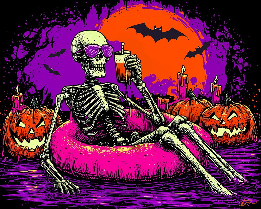 Art Print: Halloween Summer