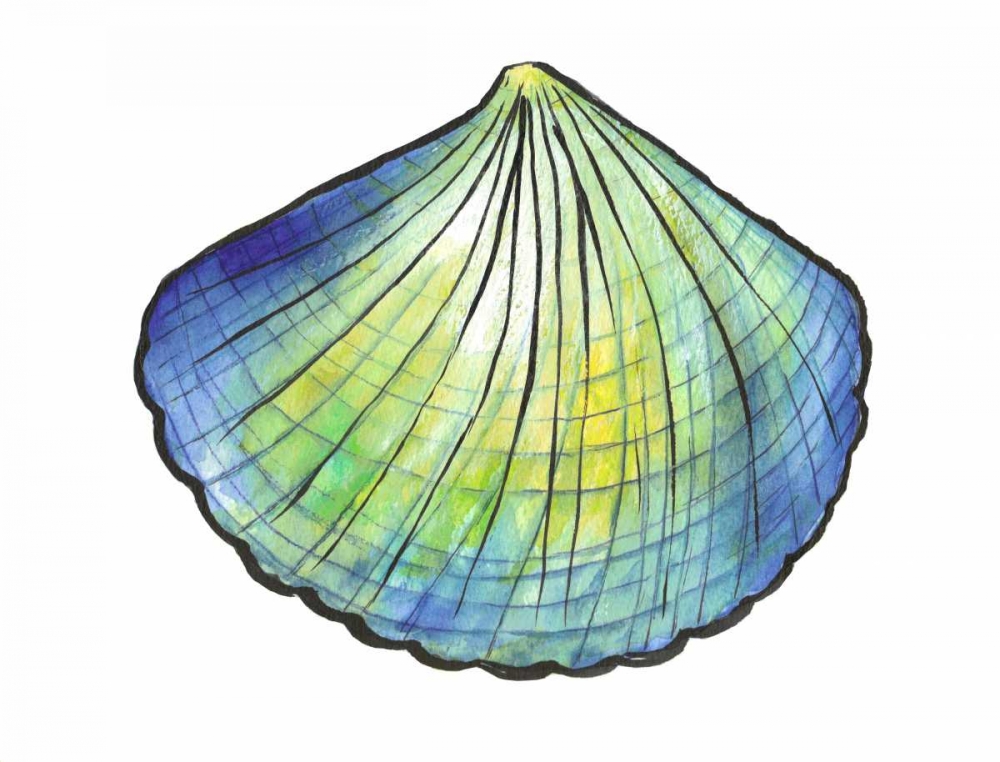 Wall Art Painting id:86205, Name: Underwater Shell 1, Artist: Dyer, Beverly