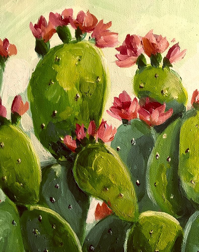 Wall Art Painting id:256152, Name: Cactus, Artist: Boho Hue Studio