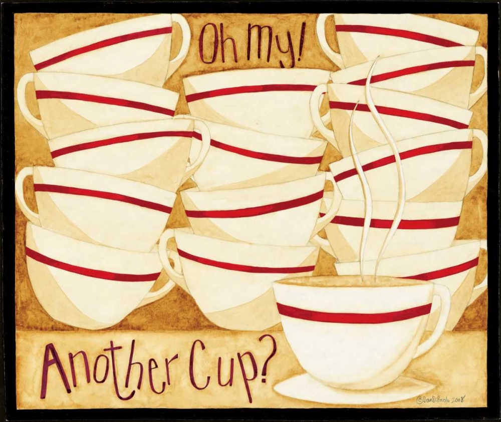 Wall Art Painting id:56956, Name: Another Cup, Artist: DiPaolo, Dan