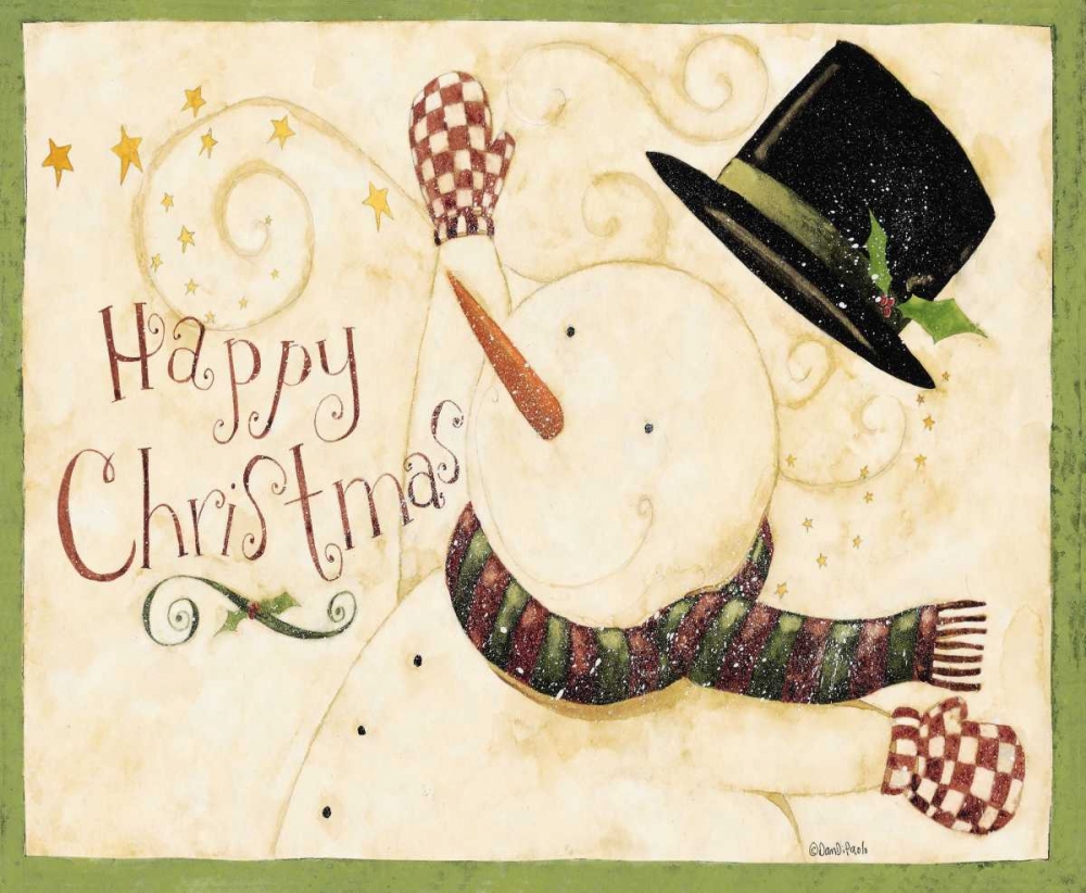 Wall Art Painting id:57017, Name: Happy Christmas, Artist: DiPaolo, Dan