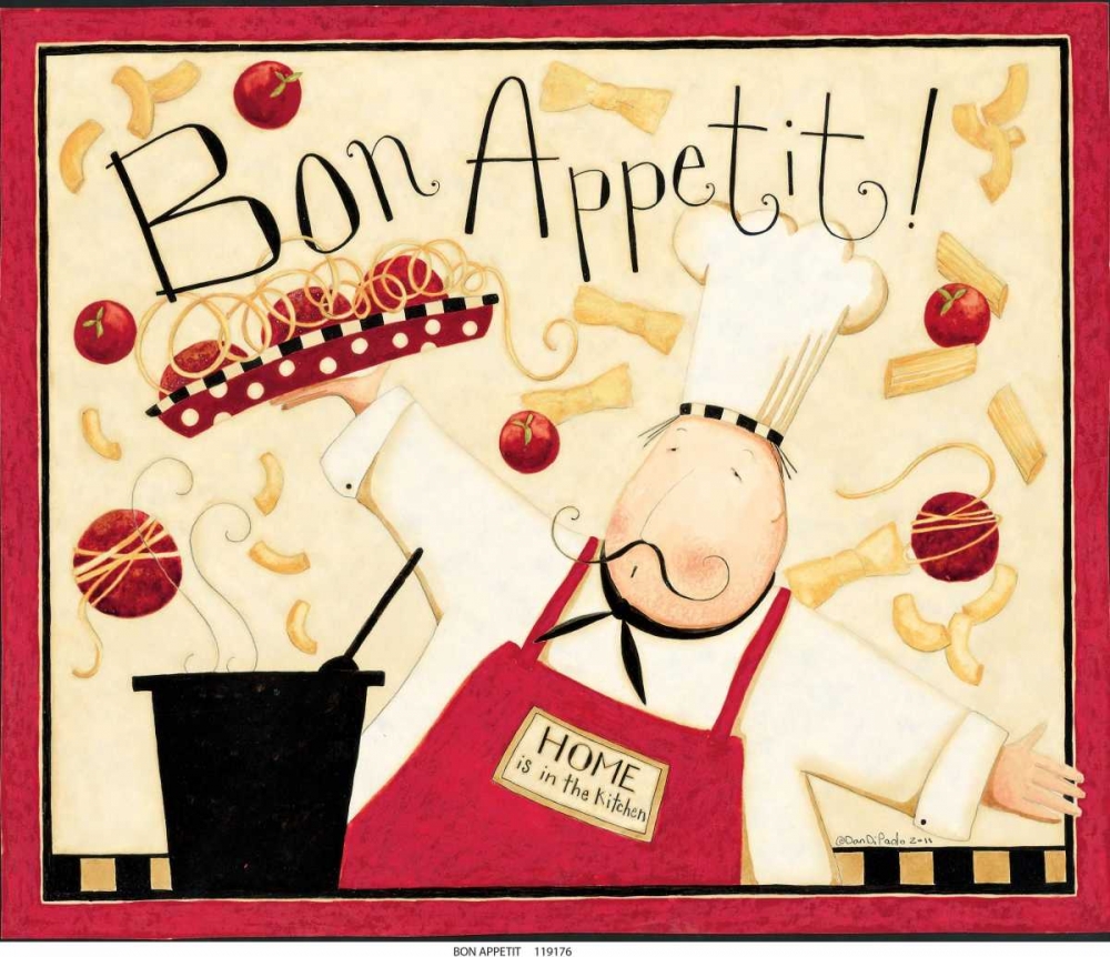 Wall Art Painting id:57138, Name: Bon Appetit, Artist: DiPaolo, Dan