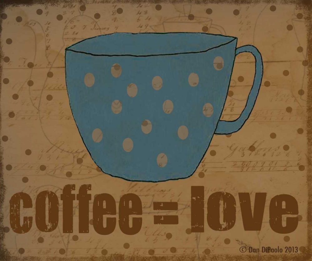 Wall Art Painting id:57230, Name: Coffee love, Artist: DiPaolo, Dan