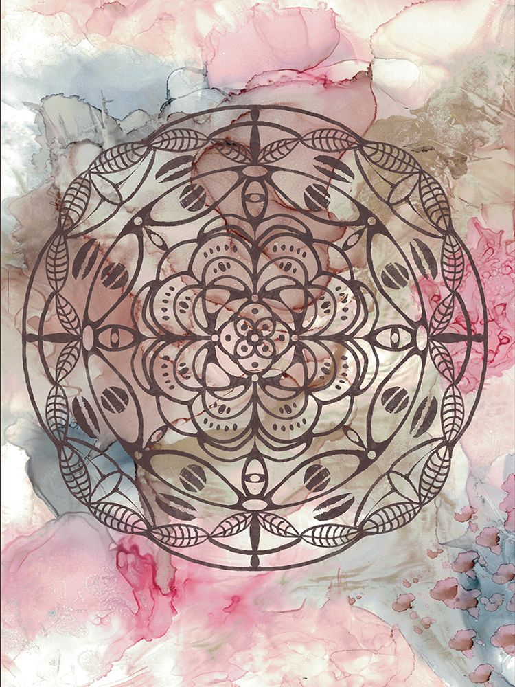 Wall Art Painting id:691685, Name: Mandala Alcohol Inks Background 2, Artist: Frost, Julia