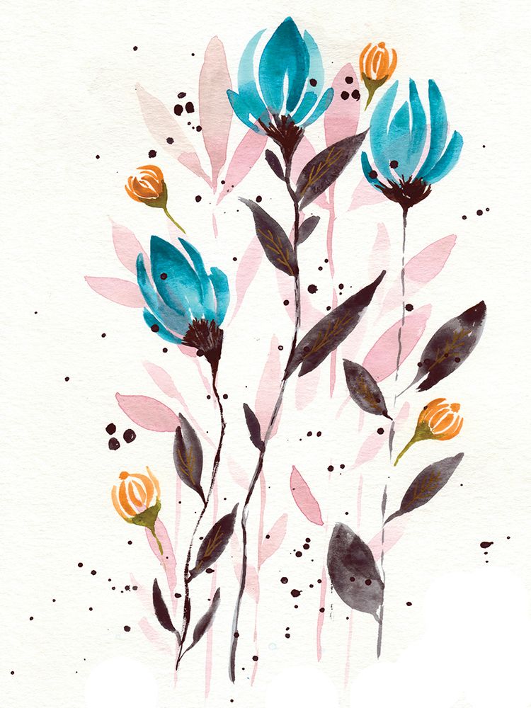 Wall Art Painting id:736662, Name: Blue Tulip, Artist: Frost, Julia