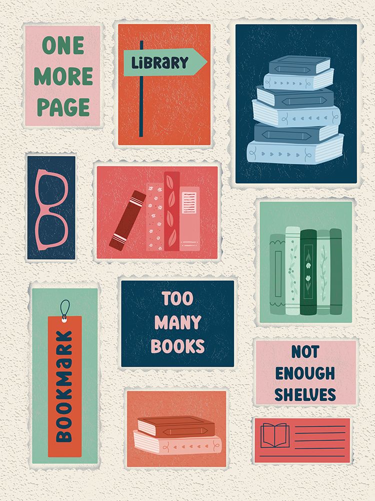 Wall art: Book Club 1, by Frost, Julia